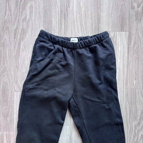 *flaw MATE the Label Black Jogger Sweatpants Size Medium - Picture 2 of 5